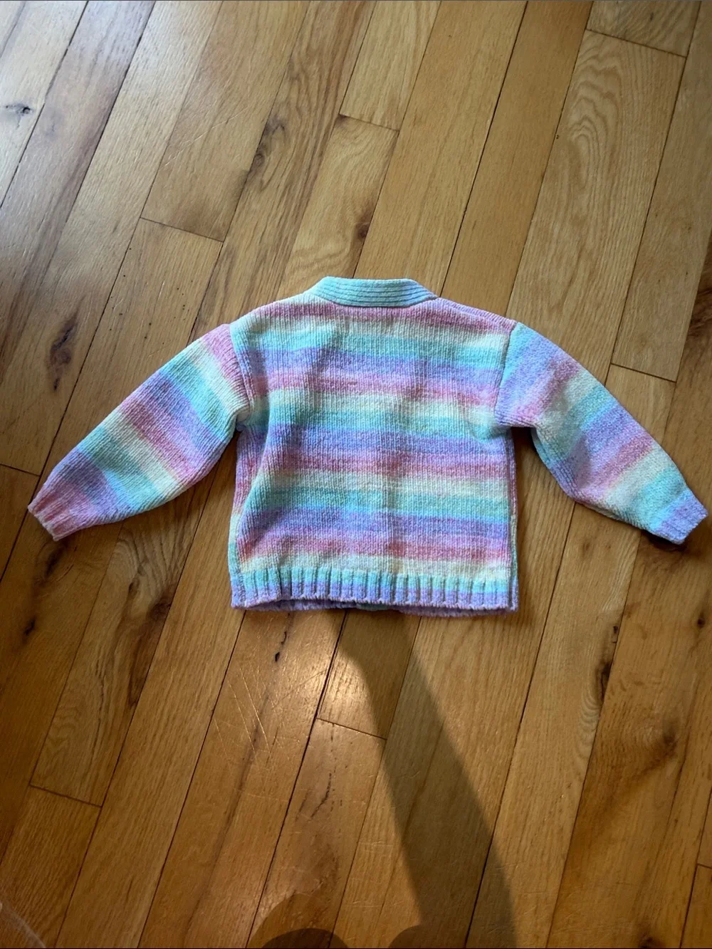Old Navy Girls Textured Ombre Rainbow Cardigan Size 3T - C1-326